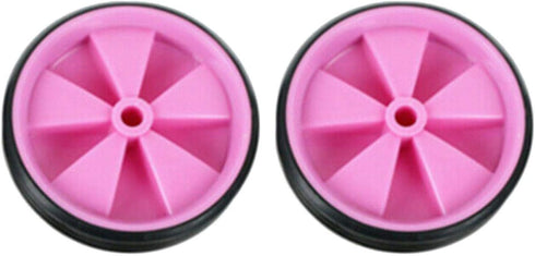 Kids Bicycle Training Wheels, 1 Pair Bike Assist Wheel Balance Stabilisers Training Tool Low Noise Rubber Bike Replacement Stabilizer Wheels(Pink)...