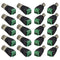 FULARR 20Pcs Professional Connector Kit, 10 Pairs BNC Male & Female Socket Screw Terminal Block Adapter, BNC Video Balun Connector for Coax Cat5 C...