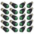 FULARR 20Pcs Professional Connector Kit, 10 Pairs BNC Male & Female Socket Screw Terminal Block Adapter, BNC Video Balun Connector for Coax Cat5 C...