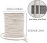 Tenn Well 5mm Macrame Cord, 165Feet Braided Cotton Rope Thick Craft Twine for Macrame Plant Hangers, Wall Hangings, Drawstrings, Clothes Lines, DI...