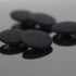10PCS Fabric Cloth Covered Buttons with Metal Shank Buttons for Suits Gowns Blouses Tuxedo Sweaters Fabric Buttons Black 20mm...