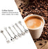 Fdit 6Pcs/Set Vintage Carved Coffee Spoon Teaspoon Retro Zinc Alloy Dessert Coffee Tableware Spoons Cutlery Kitchen(Silver)...