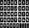 2 inch Letter Stencils Kit, Plastic Letters and Numbers Interlocking Stencil Set 138 Piece...