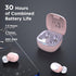 HTC True Wireless Earbuds 2 Bluetooth Earphone with USB-C Charging Case, Built-in Microphone/Touch Control/IPX5 Waterproof/Built-in Mic/32H Playti...