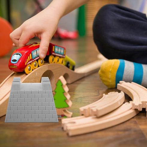 jojofuny Train Tunnel Toy Artificial Rockery Tunnel Train Track Mini Railway Train Cave Tunnels Model Scenery Rockery Tunnel Train Accessories...