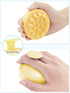 HEETA Scalp Massager with Soft Silicone Bristles - Promotes Hair Growth, Exfoliates Scalp, Removes Dandruff, and Enhances Shampoo Cleansing, Yello...