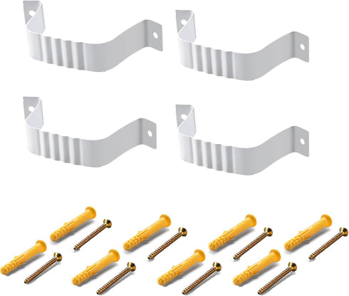 Downspout Strap 2x3, Strap for Downspout, 4 pack, White...