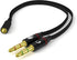 D & K Exclusives Headphone Splitter for Computer 3.5mm Female to 2 Dual 3.5mm Male Mic Audio Y Splitter Cable Smartphone Headset to PC Adapter...