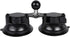 Double Suction Cup Car Base Mount with 1" Ball, Window Suction Cup Holder, Compatible with RAM Mounts B Size 1 Inch Ball Double Socket Arm...
