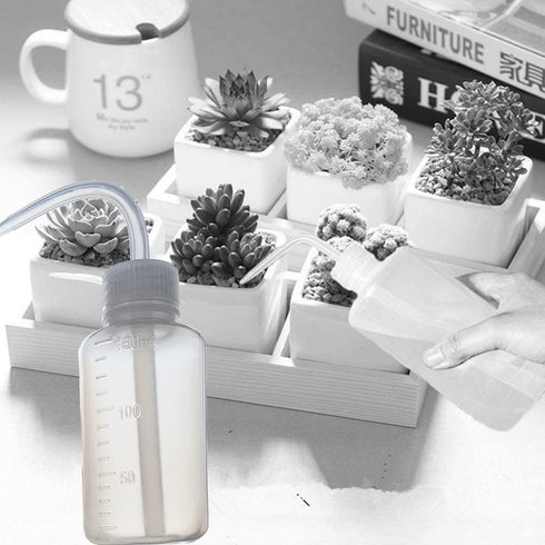 Wash Bottle 2pcs 150ml 5Oz Narrow Mouth Squeeze Bottle Medical Lab Plastic Safety Squeeze Bottle No Spill Bend Mouth Watering Cans...