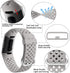 Wepro Bands Waterproof Replacement Compatible with Fitbit Charge 3 for Women Men, Breathable Holes Watch Sport Strap Accessories for Fitbit Charge...