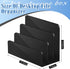 Black Desktop Mail Organizer Acrylic File Holder Acrylic File Organizer Multifunction Office File Sorter for Easy Access Office Home Letter Docume...