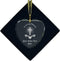 LaserGram Personalized Glass Christmas Ornament,in Loving Memory, Custom Laser Engraved Gift Idea (Heart Shape)...
