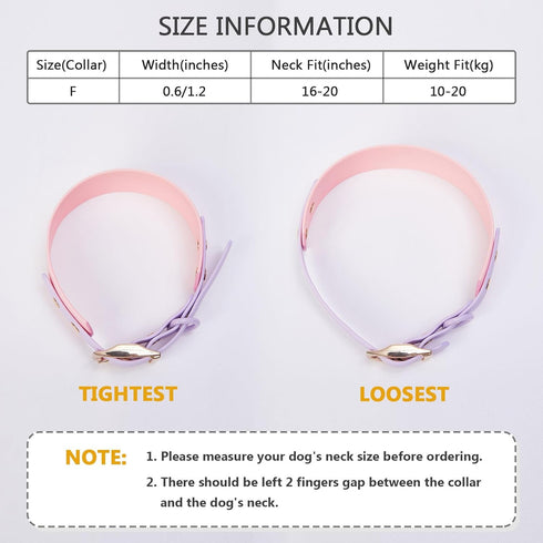 Pretty Jolly Waterproof PVC Dog Collar Colorful Soft Comfortable Pet Collars for Small Dogs Collars with Safe Adjustable Buckle Multicolor Dog Col...