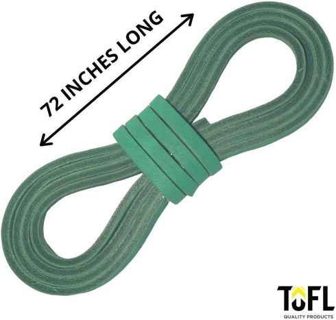 TOFL Leather Straps | 2 Pieces | 72 Inches Long | 1/4 Inch Wide | 1/8 Inch Thick | Baseball and Softball Mitt and Glove Lace, Jewelry, Hanging Pic...