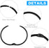 24 Pack Shower Curtain Rings, Rustproof Decorative Metal Round Shower Curtain Hooks for Bathroom Shower Rod (Black)...