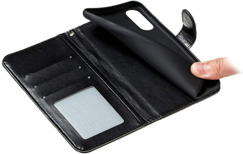 for Samsung Galaxy A01 Case Flip Premium Wallet Phone Case PU Leather Mandala Embossed Shockproof Cover with Kickstand Card Holder Cover for Samsu...