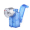 Blue Transparent Hand Crank Generator for 3-6V Small Motor, Lighting Led Lamp Beads Mini Dynamotor Fan Model Toy Accessories DIY Educational Physi...