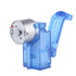 Blue Transparent Hand Crank Generator for 3-6V Small Motor, Lighting Led Lamp Beads Mini Dynamotor Fan Model Toy Accessories DIY Educational Physi...