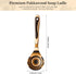 Gudamaye Pakkawood Deep Soup Ladles,Pakkawood Ladle,10.6 inch Big Soup Ladle for Cooking,Deep Ladle Spoons,Wood Kitchen Utensils Set, Wooden Spoon...