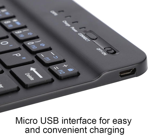 Zyyini Bluetooth Keyboard, 7inch Bluetooth Keyboard for Tablet, Mobile Phone, PC, Compatible for Windows for Android for iOS...