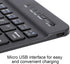 Zyyini Bluetooth Keyboard, 7inch Bluetooth Keyboard for Tablet, Mobile Phone, PC, Compatible for Windows for Android for iOS...
