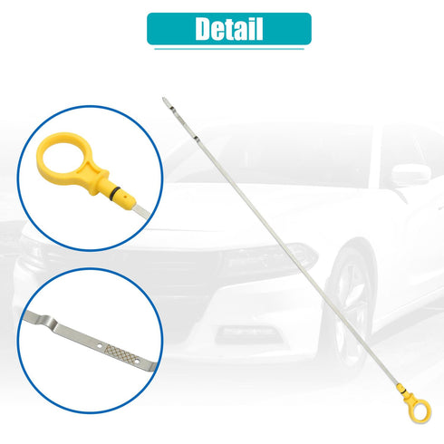 Engine Oil Dipstick Fit for Ford Explorer Edge Taurus Lincoln 3.5L 3.7L Engine, FANLIDE Engine Oil Level Indicator Replacement DG1Z-6750-AB 921052...