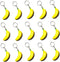 iMagitek 15 Pack Banana Keychains for Kids Party Favors Supplies, School Carnival Prizes, Party Bag Gift Fillers, Banana Stress Relieve Toy...