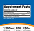 Nutricost N-Acetyl L-Cysteine (NAC) Powder 250 Grams - Vegan NAC, Non-GMO, Gluten Free...