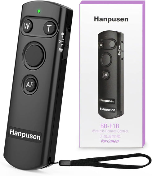 Camera Remote Shutter Release Control Wireless for Canon EOS R, RP, EOS R3, R5, M50, M6 Mark II, R3, R5, R6, 90D, 6D Mark II, 77D, Rebel SL3, SL2,...
