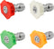 4Pcs Pressure Washer Spray Nozzles Multiple Degrees 1/4" Quick Connection Spray Tips...