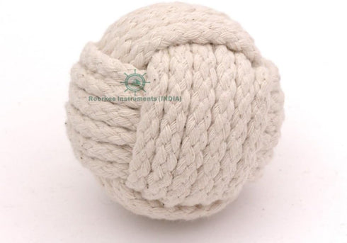 Roorkee Instruments 5pcs 2.5 Inch Rustic Nautical Decorative Spherical Natural Jute Rope Cotton Ball Home Tabletop Décor Vase & Tray Bowl Filler...