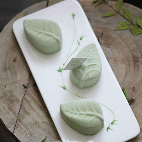 EchoDone 6 Cavities Tree Leaves Silicone Soap Mold DIY Craft Art Cake Mold Handmade Silicone Molds For Candle Soap Lotion Bars Mousse Making Suppl...