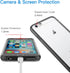 JETech Case for iPhone 6 Plus and iPhone 6s Plus 5.5-Inch, Non-Yellowing Shockproof Phone Bumper Cover, Anti-Scratch Clear Back (Black)...