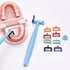 Complete IPR Kit for Orthodontic Treatment, Interproximal Enamel Reduction Set with Manual Handpiece and Assorted Polishing Strips | Dental Tool f...