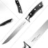 Boning Knife 5.5-Inch, German Stainless Steel, Full-Tang, Fillet Knife, Kitchen Knife, Multipurpose Meat Knife for Boning, Filleting and Trimming,...