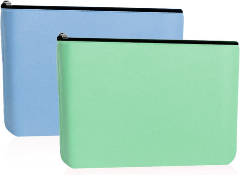 2pcs Makeup Bag With Zipper Large Capacity Travel Cosmetic Bag Multi Purpose Oxford Fabric Zipper Bags DIY Craft Bag Makeup Pouch for Cosmetics St...