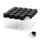 4ml Clear Glass Vials with Screw Caps and Plastic Stoppers, 1 Dram Small Liquid Sample Vial, Leak-Proof Vial, 25PCS...