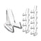 OnFireGuy 10 Clear Display Easels- Small...