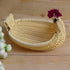 SEWACC Woven Storage Baskets 3 Pcs Rattan Woven Fruit Basket Straw Turkey Shape Bread Basket Wicker Decorative Bowl Food Basket Sundries Container...