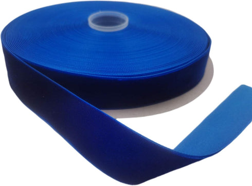 Nylon Velvet Ribbon Single Faced,1 Inch X 25Yards Spool (Royal Blue)...