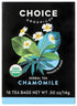 Choice Organic Teas Herbal Tea, 3 Boxes of 16 (48 Tea Bags), Chamomile, Caffeine Free...