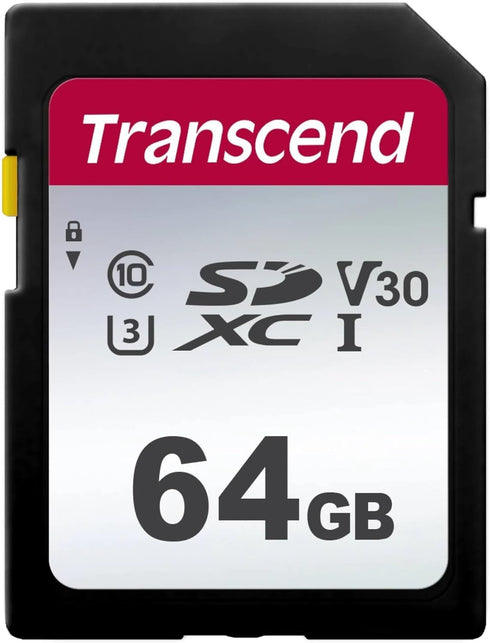 Transcend 64GB SDXC/SDHC 300S Memory Card TS64GSDC300S...