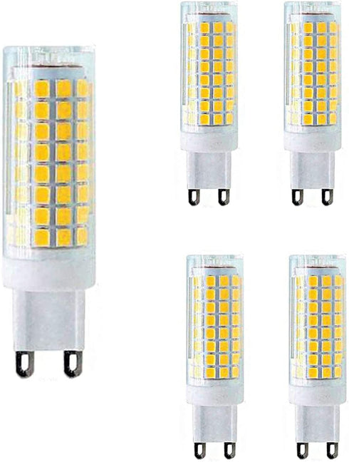 G9 LED Bulb 10W 110V Dimmable LED Corn Light Bulbs 100W Halogen Equivalent, 102 LED 2835, 4000K Natural White, Ceramic G9 Bi-Pin Base for Indoor H...