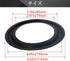 Fielect 4Pcs 4.5inch/115mm Foam Speaker Edge Surround Rings Replacement Kit for Speaker Repair or DIY Black...