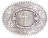 Nocona Women's Rhinestone Cross Belt Buckle Silver One Size...