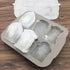 6-Grid Grave Tombstone Halloween Soap Chocolate Dessert Ice Cream Ice Making Muffin Pan Microwave Safe Silicone Mold Baking Pan Baking Supplies Ki...