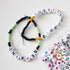 1400pcs Letter Beads Kit, 4x7 mm Acrylic Round Alphabet Beads Number Beads Heart Beads for Jewelry and Bracelet Making, in 28 Grid Box (White and ...