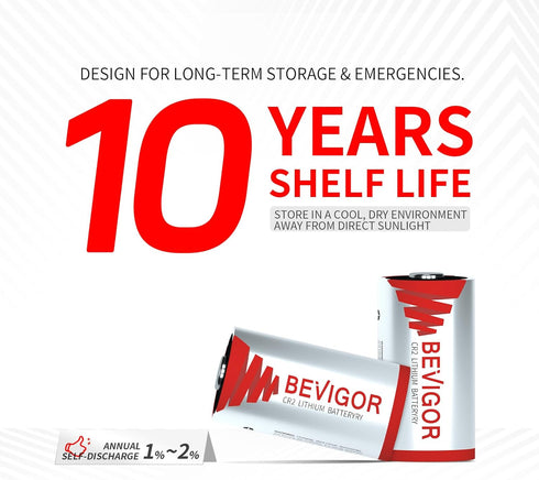 CR2 3v Lithium Battery 6 pack, CR15h270, cr2 battery, Long Lasting Power, High Performance for Range Finder, and more...