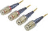 Flex Pin Banana Plugs to 4mm Female Banana Jack Speaker Audio Adapter for Spring Loaded Terminals Amplifier Speaker Sound Systems 4Pack (Flex -Typ...